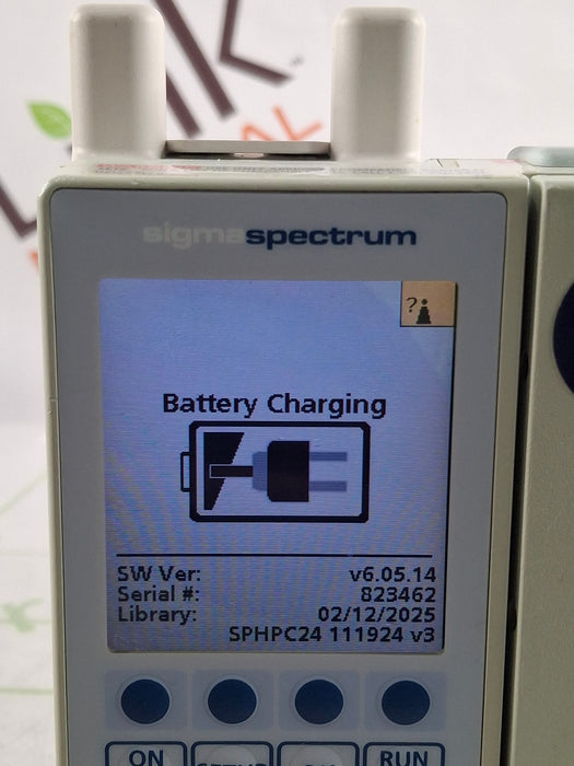 Baxter Sigma Spectrum 6.05.14 with A/B/G/N Battery Infusion Pump