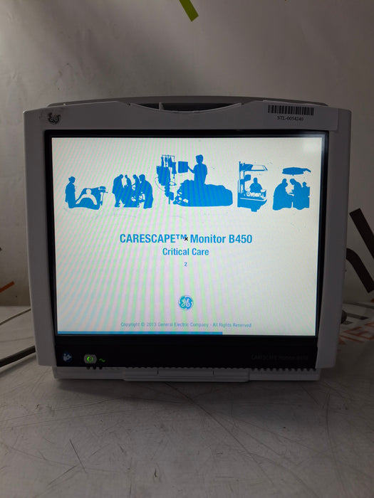 GE Healthcare Carescape B450 Critical Care Patient Monitor