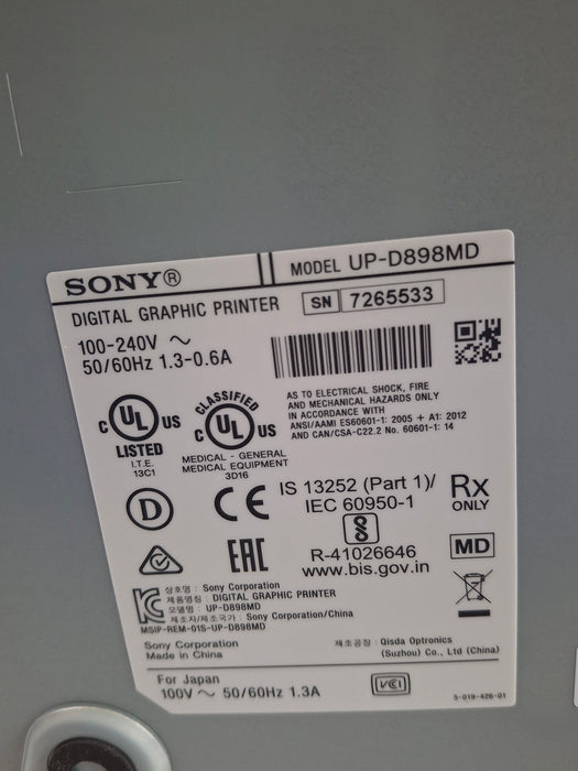 Sony UP-D898-MD Imager / Printer