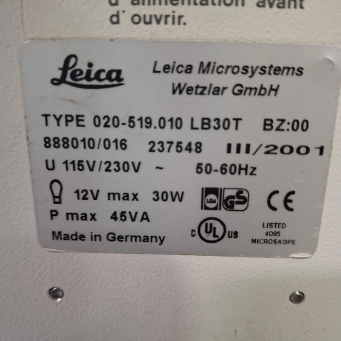 Leica DMLB Binocular Microscope