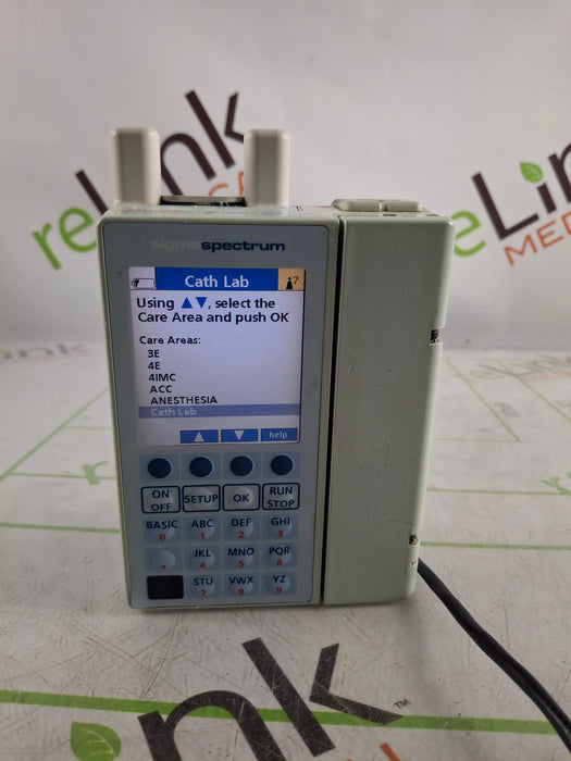 Baxter Sigma Spectrum 6.02.07 with A/B/G/N Battery Infusion Pump