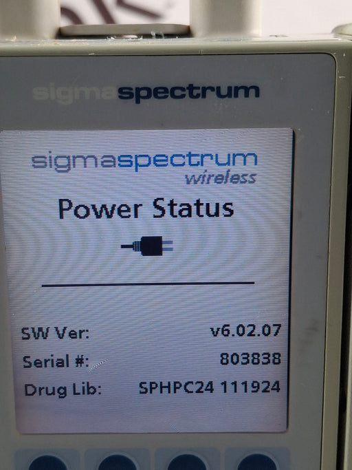 Baxter Baxter Sigma Spectrum 6.02.07 with A/B/G/N Battery Infusion Pump Infusion Pump reLink Online