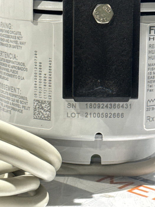 Fisher & Paykel MR850JHU Humidifier