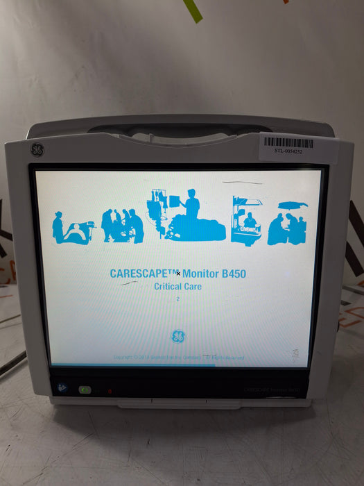 GE Healthcare Carescape B450 Critical Care Patient Monitor