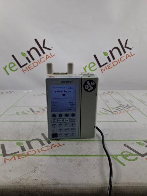 Baxter Baxter Sigma Spectrum 6.05.13 with A/B/G/N Battery Infusion Pump Infusion Pump reLink Online