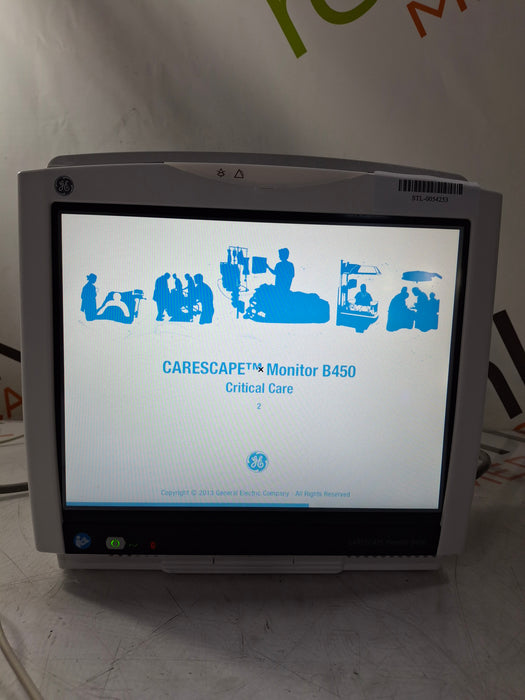 GE Healthcare Carescape B450 Critical Care Patient Monitor