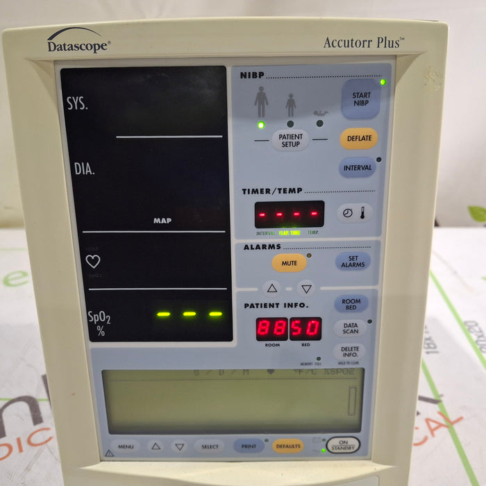 Datascope Accutorr Plus Vital Signs Monitor