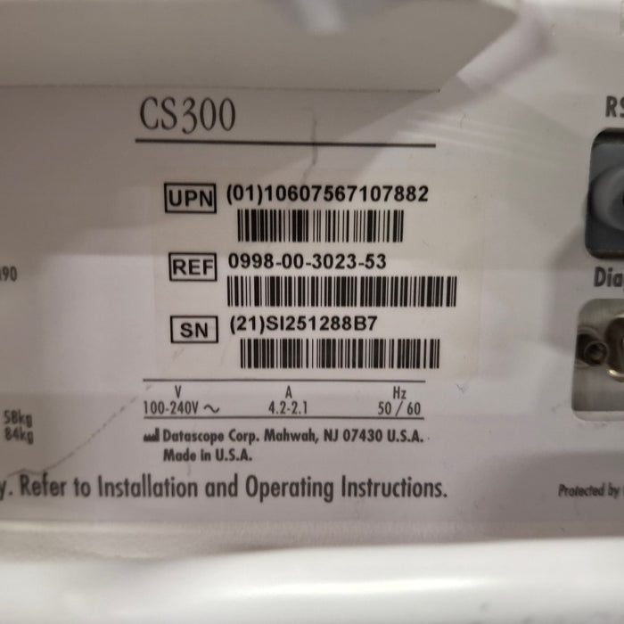 Datascope CS300 Intra Aortic Balloon Pump