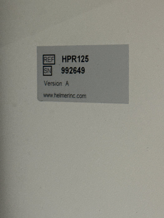 Helmer Inc HPR125 Pharmacy Refrigerator
