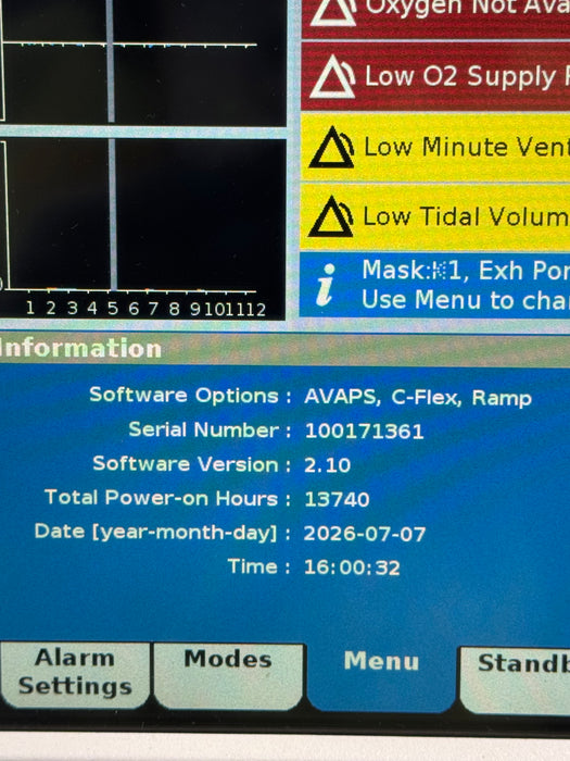 Philips Respironics V60 BiPAP Ventilator