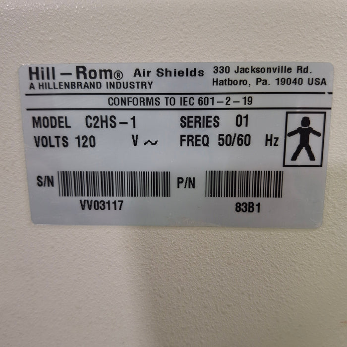 Hill-Rom Air Shields C2HS-1 Incubator