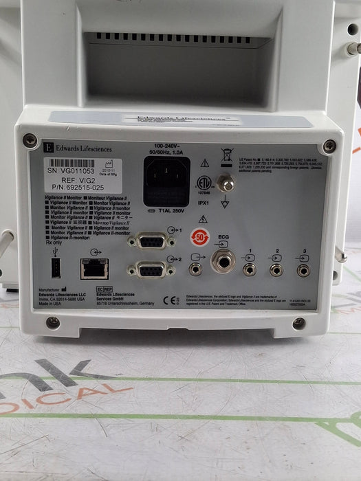 Edwards Lifesciences Vigilance II Patient Monitor