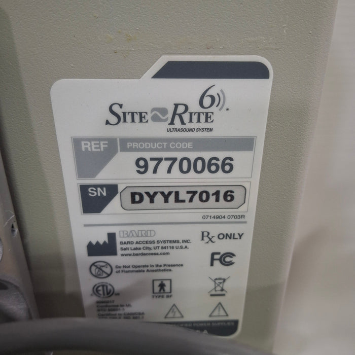 Bard Medical Site Rite 6 Ultrasound