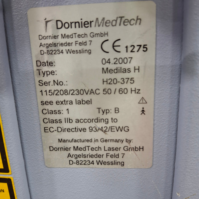 Dornier Medical Systems Medilas H20 Laser