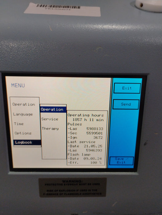 Dornier Medical Systems Medilas H20 Laser
