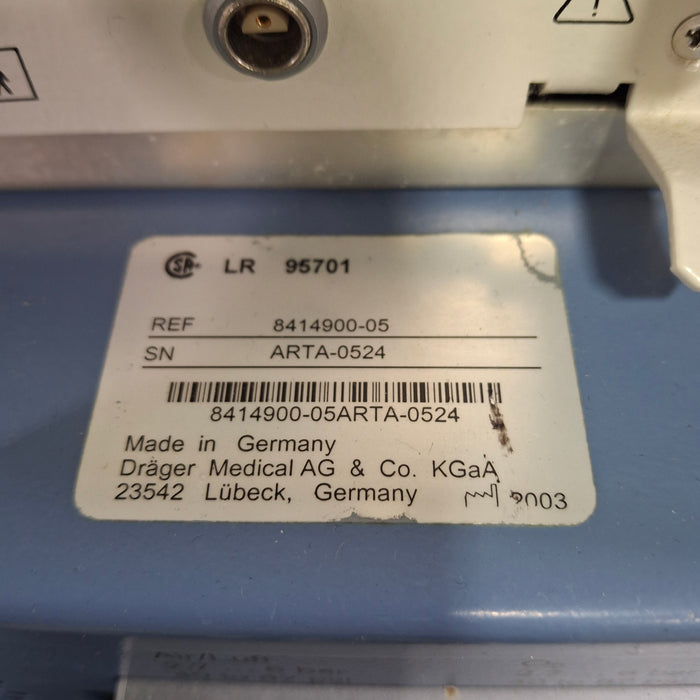 Draeger Medical Evita XL Ventilator