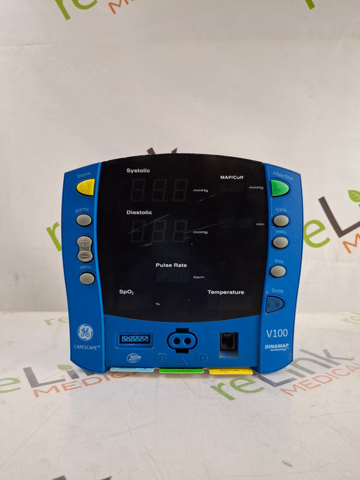 GE Healthcare Dinamap V100 - NIBP, SpO2, Temp Vital Signs Monitor