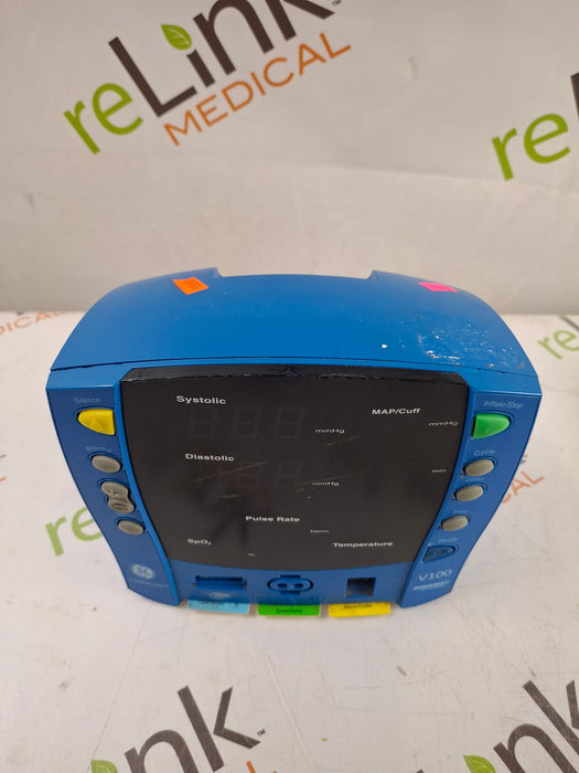GE Healthcare Dinamap V100 - NIBP, SpO2, Temp Vital Signs Monitor