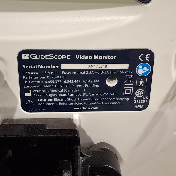 Verathon Medical, Inc Glidescope Video Laryngoscope