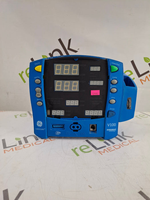 GE Healthcare Dinamap V100 - NIBP, SpO2, Temp Vital Signs Monitor