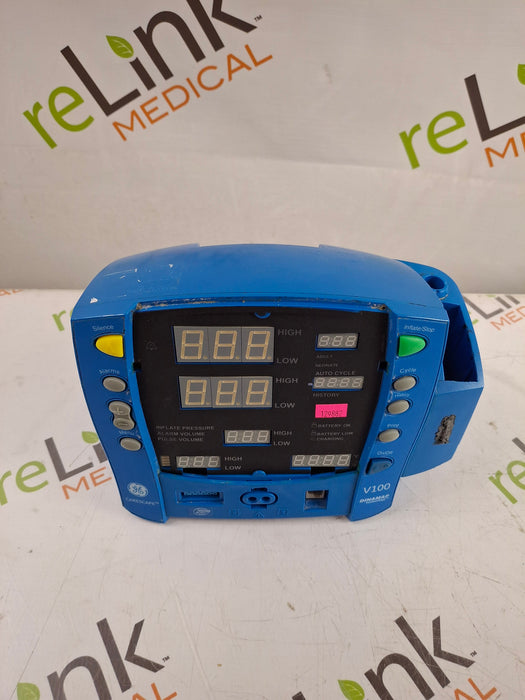 GE Healthcare Dinamap V100 - NIBP, SpO2, Temp Vital Signs Monitor