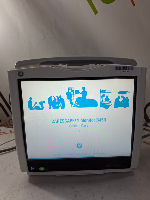 GE Healthcare Carescape B450 Critical Care Patient Monitor