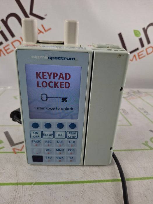 Baxter Sigma Spectrum 6.02.07 with A/B/G/N Battery Infusion Pump