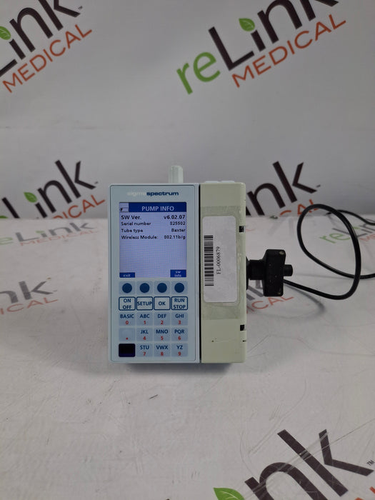 Baxter Sigma Spectrum 6.02.07 with B/G Battery Infusion Pump