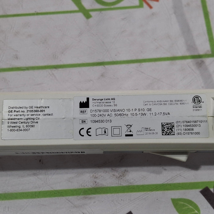 GE Healthcare Visiano 10-1 Exam Light