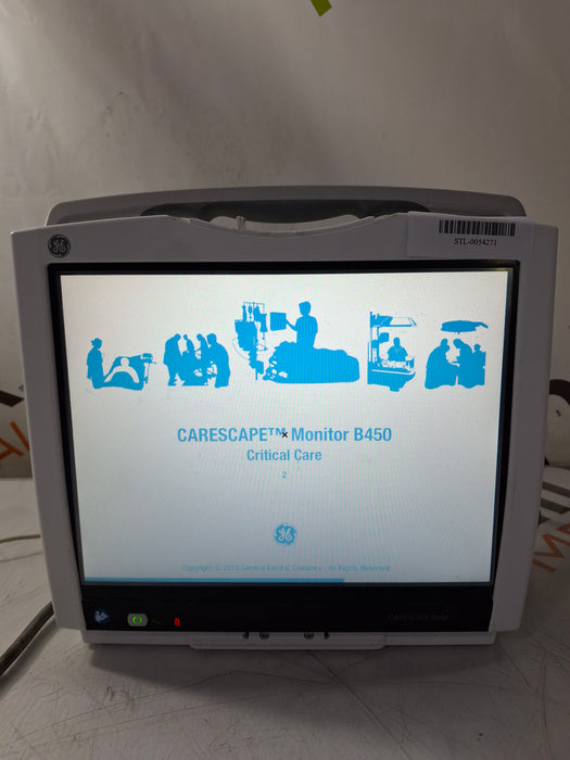 GE Healthcare Carescape B450 Critical Care Patient Monitor