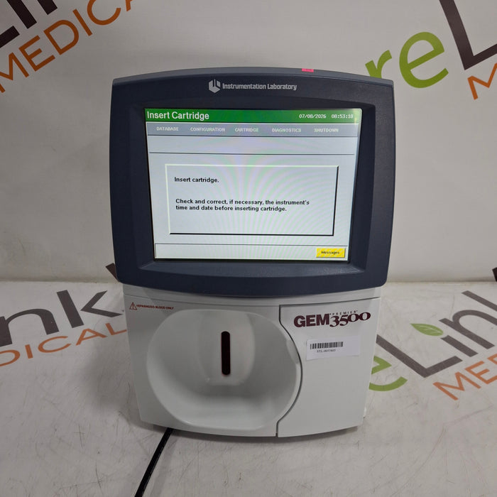 Instrumentation Laboratory Company GEM Premier 3500 Blood Gas Analyzer