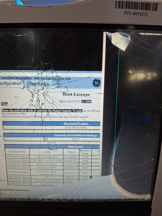 GE Healthcare Carescape B450 Critical Care Patient Monitor