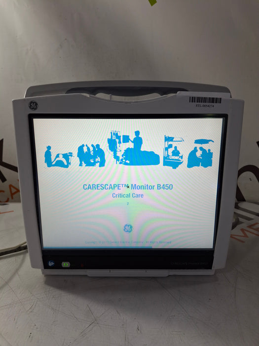 GE Healthcare Carescape B450 Critical Care Patient Monitor