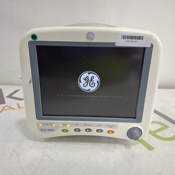 GE Healthcare Dash 4000 - GE/Nellcor SpO2 Patient Monitor