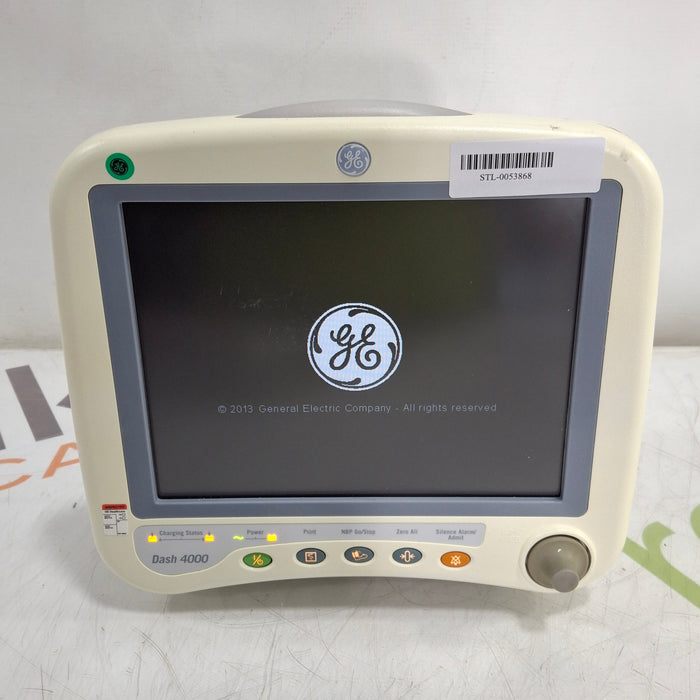 GE Healthcare Dash 4000 - GE/Nellcor SpO2 Patient Monitor