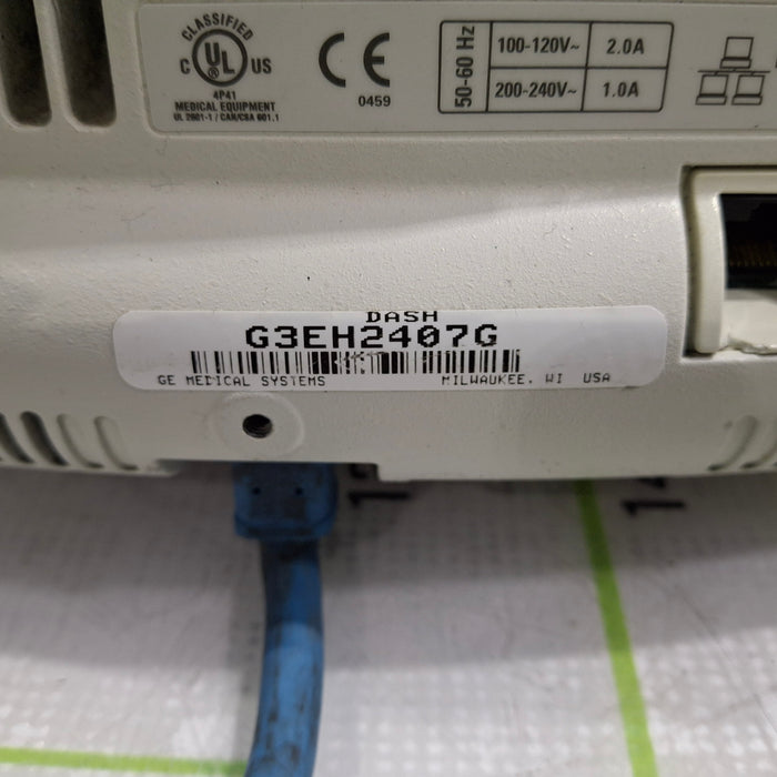 GE Healthcare Dash 3000 - GE/Nellcor SpO2 Patient Monitor