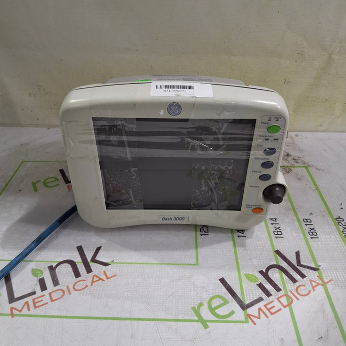 GE Healthcare Dash 3000 - GE/Nellcor SpO2 Patient Monitor