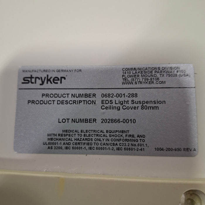 Stryker Visum II Surgical Light