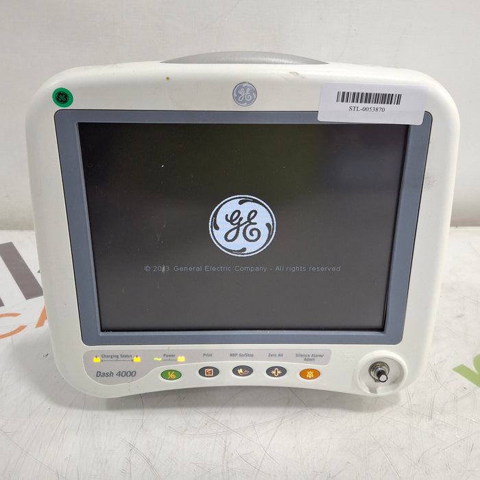 GE Healthcare Dash 4000 - GE/Nellcor SpO2 Patient Monitor