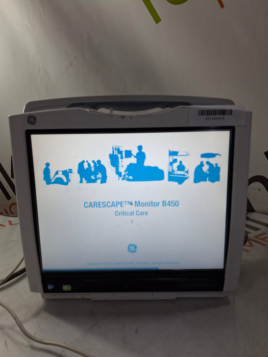 GE Healthcare Carescape B450 Critical Care Patient Monitor