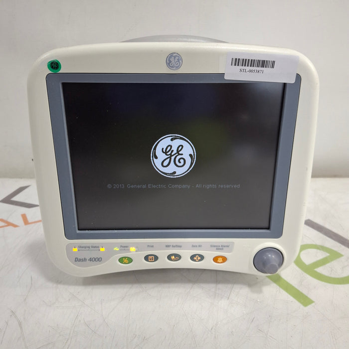 GE Healthcare Dash 4000 - GE/Nellcor SpO2 Patient Monitor