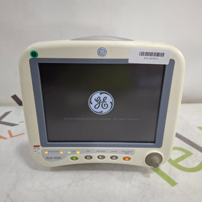 GE Healthcare Dash 4000 - GE/Nellcor SpO2 Patient Monitor