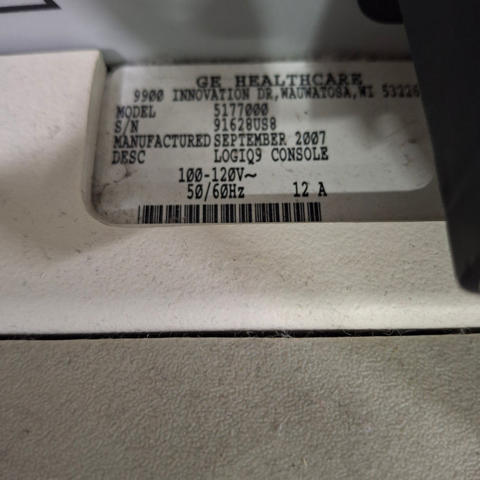 GE Healthcare Logiq 9 Ultrasound