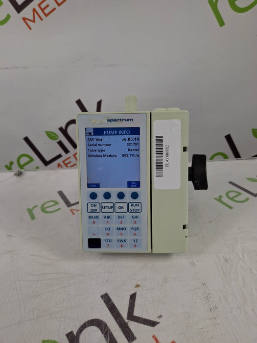 Baxter Sigma Spectrum 6.05.14 with B/G Battery Infusion Pump
