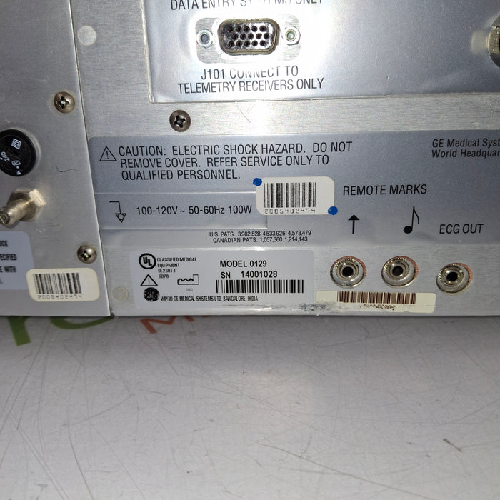 GE Healthcare Corometrics 120 Model 129 Fetal Monitor