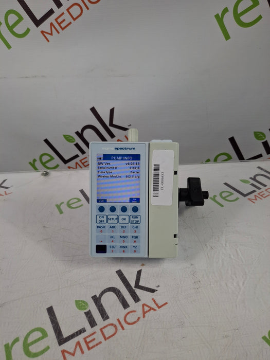 Baxter Sigma Spectrum 6.05.13 with B/G Battery Infusion Pump