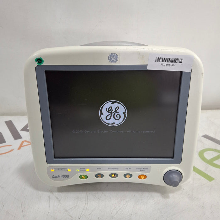 GE Healthcare Dash 4000 - Masimo SpO2 Patient Monitor