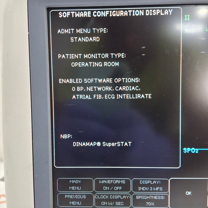 GE Healthcare Dash 4000 - Masimo SpO2 Patient Monitor
