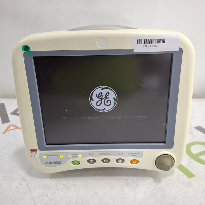GE Healthcare Dash 4000 - Masimo SpO2 Patient Monitor