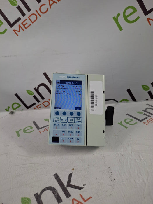 Baxter Sigma Spectrum 6.05.11 with B/G Battery Infusion Pump